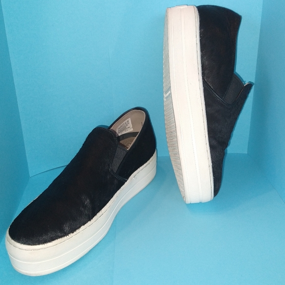 Sketcher Fur leather Furry Friend platform sneaker 7.5 - Picture 3 of 12